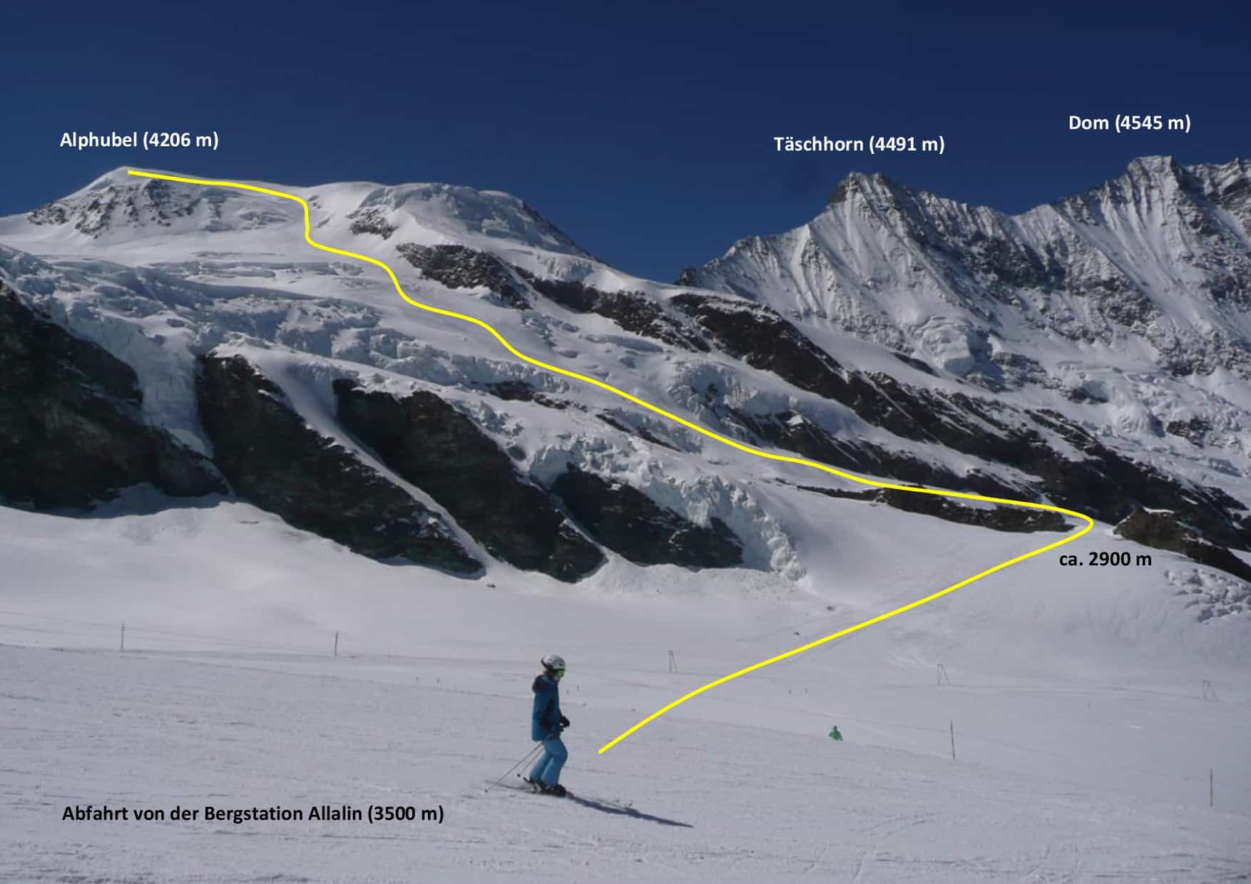 Skitour auf den Alphubel allgaeuplaisir.de